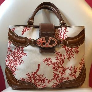 Valentino Coral Print Bag